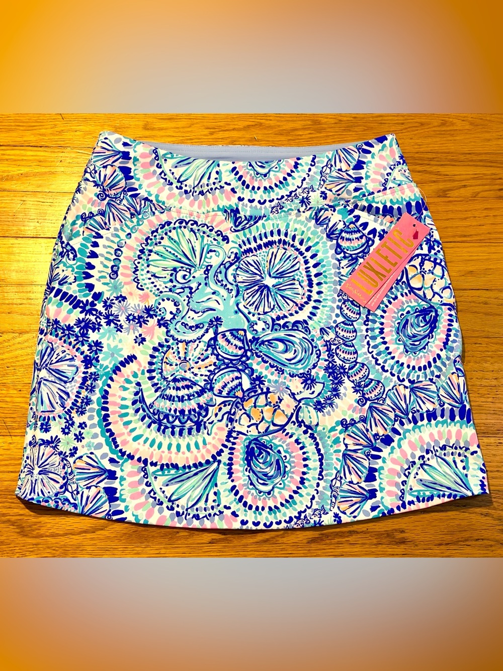 Lilly Pulitzer 2 New! Monica skort  in “Blue Grotto Commotion in the Ocean” NWT!